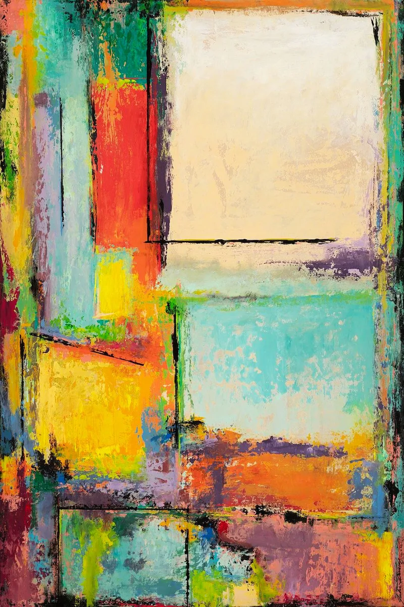 Abstract Painting - Coastal Whispers