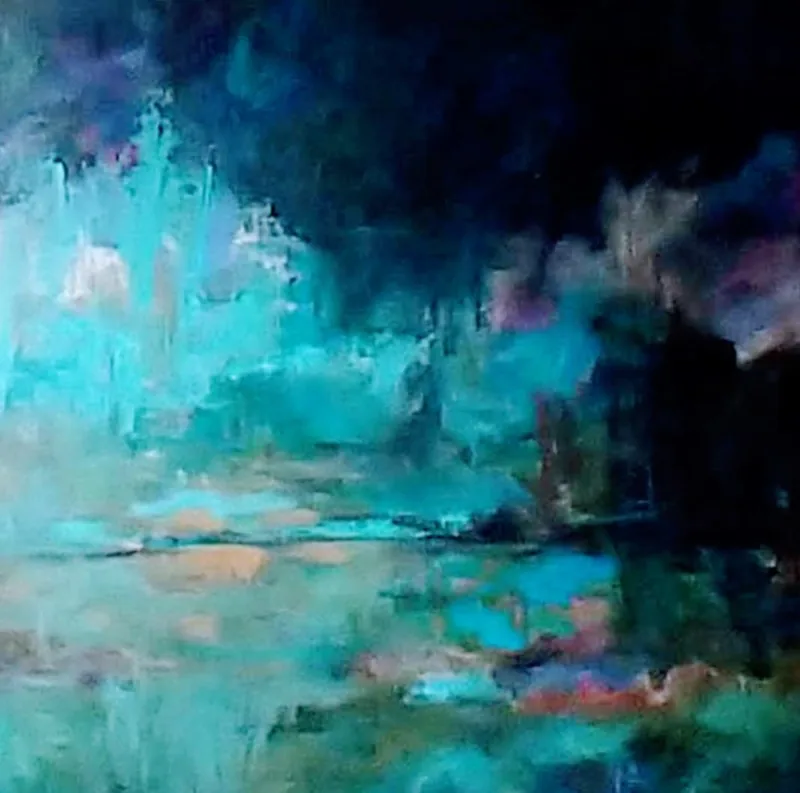 Abstract Painting - Winter's Rest