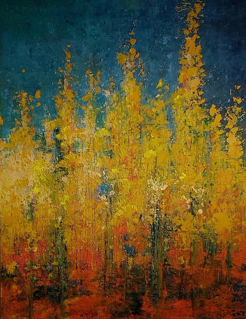 Abstract Painting - Autumn Dance