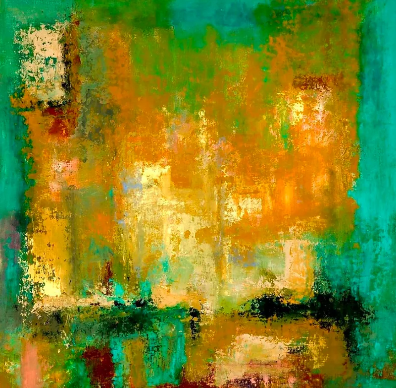 Abstract Painting - Desert Night