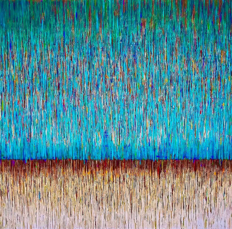 Abstract Painting - Mountain Shadow